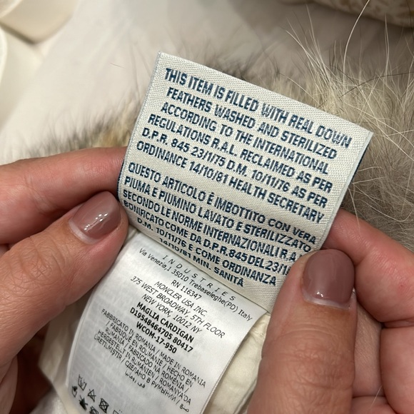 kids white moncler spring jacket - Picture 5 of 5